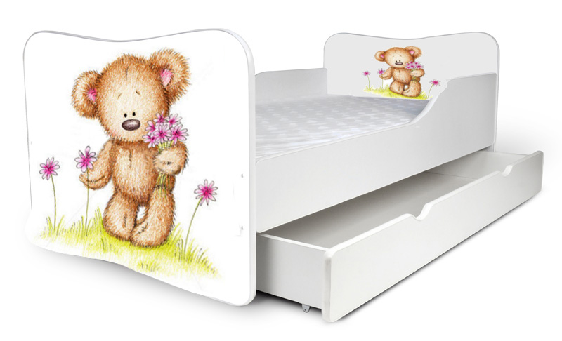 Detská posteľ Macko Me To + šuflík